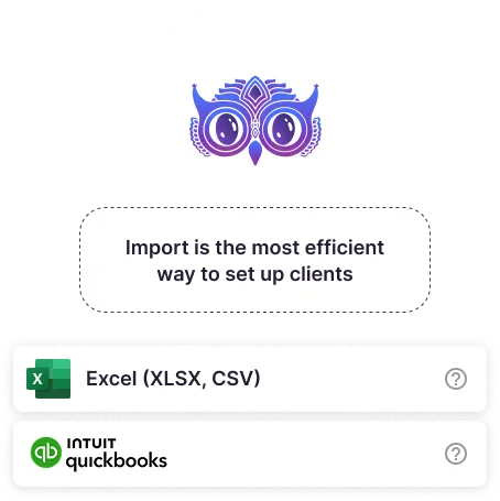 Uku importing clients from QuickBooks, Xero and Excel — smart choice for fast setup