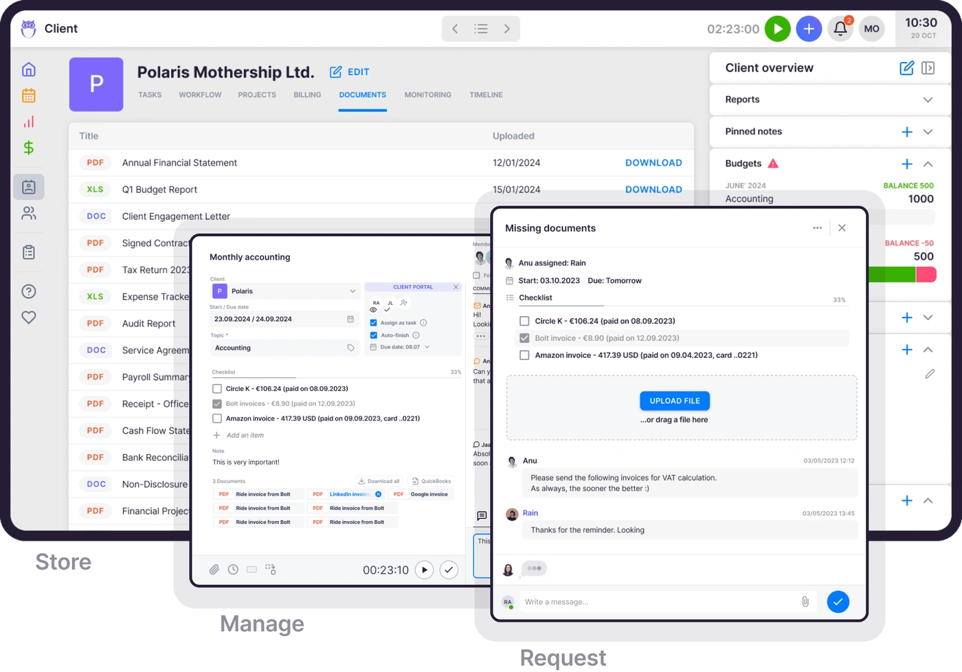 Uku document management β Store, Manage, Request workflow with file organization