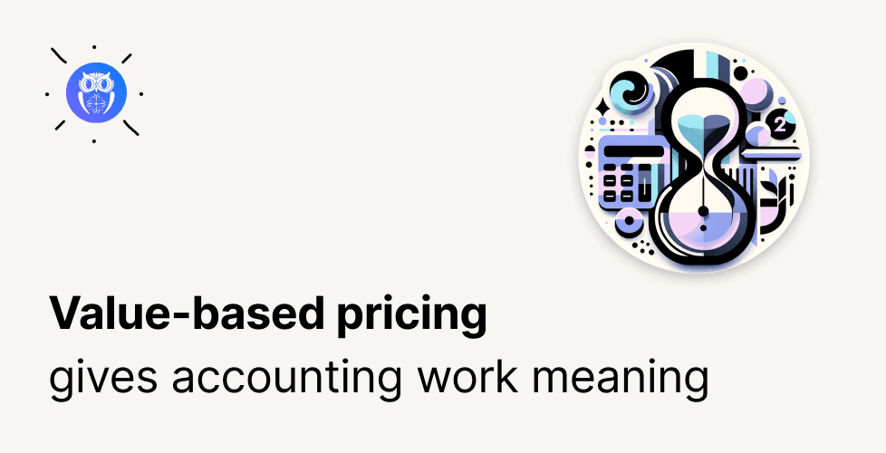 Cover for Value-based pricing - top accountant's secret weapon