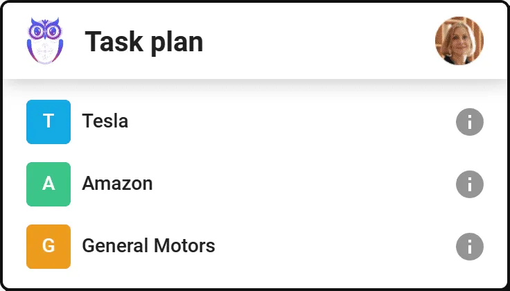 Uku task plan view — workflow templates with recurring task setup