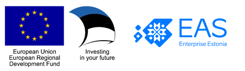 Enterprise Estonia (EAS) and European Union Structural Funds logo